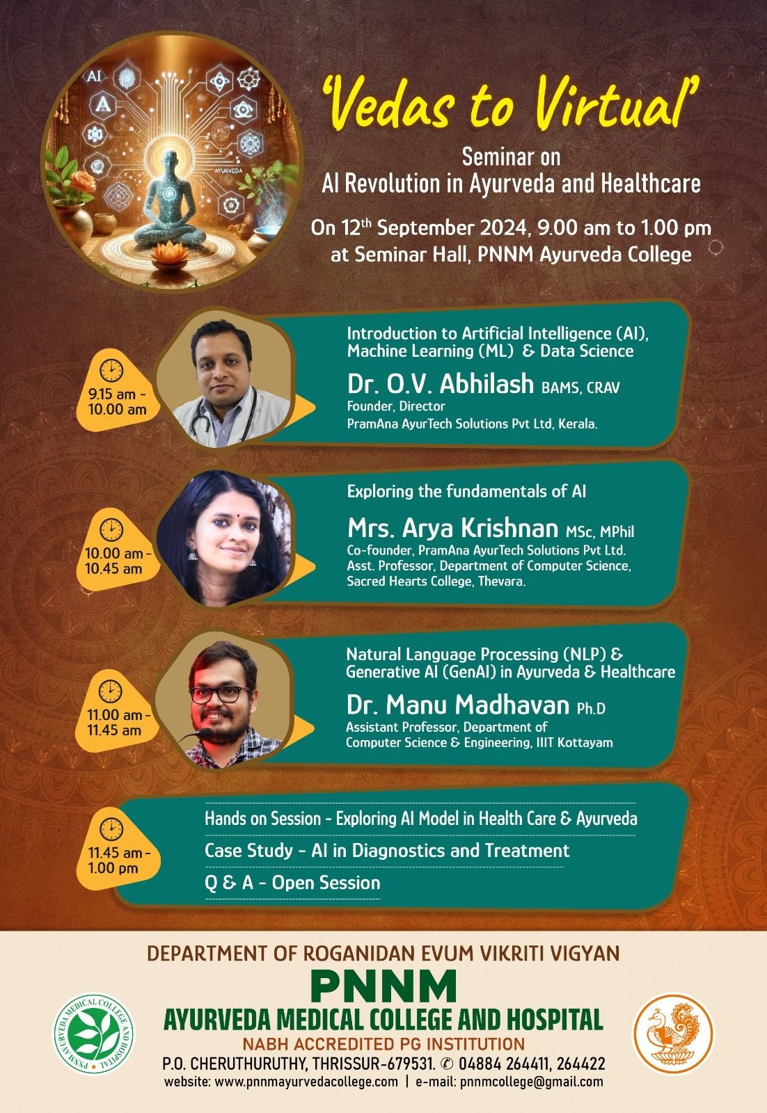AI in Ayurveda — PNNM Ayurveda Medical College
